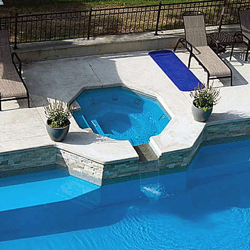 7' Octagon Spillover Spa